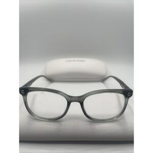 Calvin Klein CK5972 424 Striped Gray Aqua Eyeglasses Frames 52-18 140mm w/case